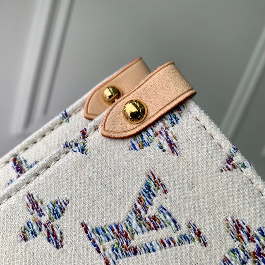 Louis Vuitton OnTheGo MM Bag M24708 Multicolor Beige - Default Title - View 7