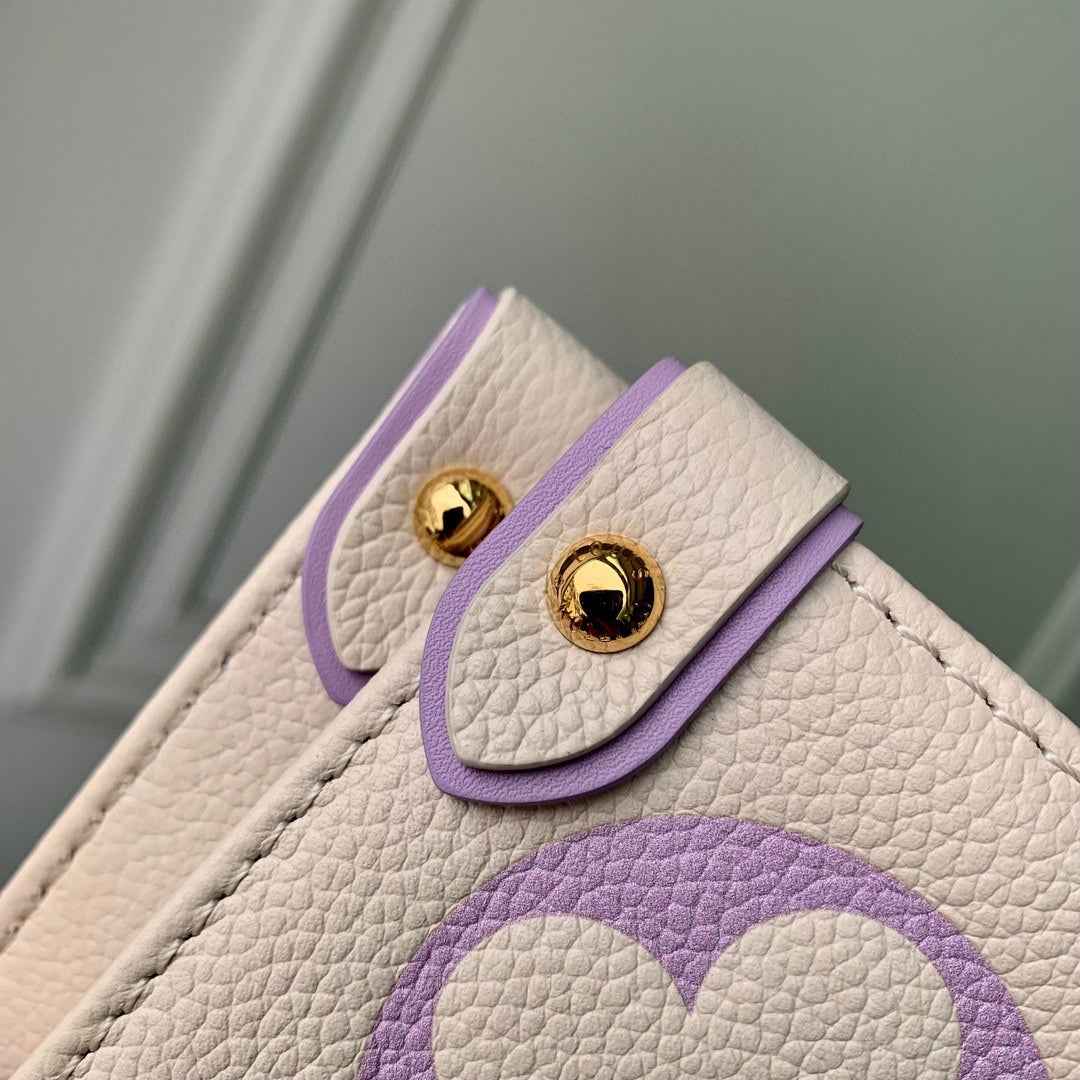 Louis Vuitton OnTheGo MM Bag M45494 Purple Leather - Default Title - View 5