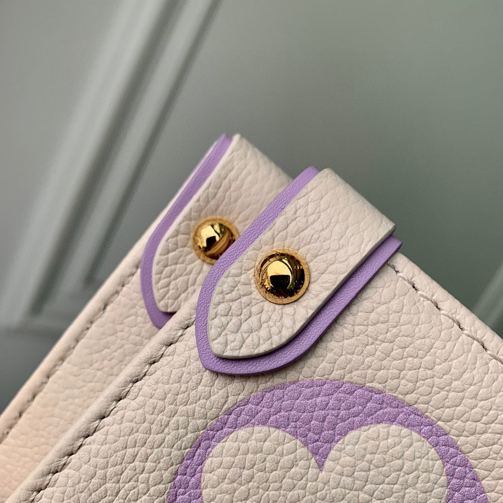 Louis Vuitton OnTheGo MM Bag M45494 Purple Leather - Default Title - View 5