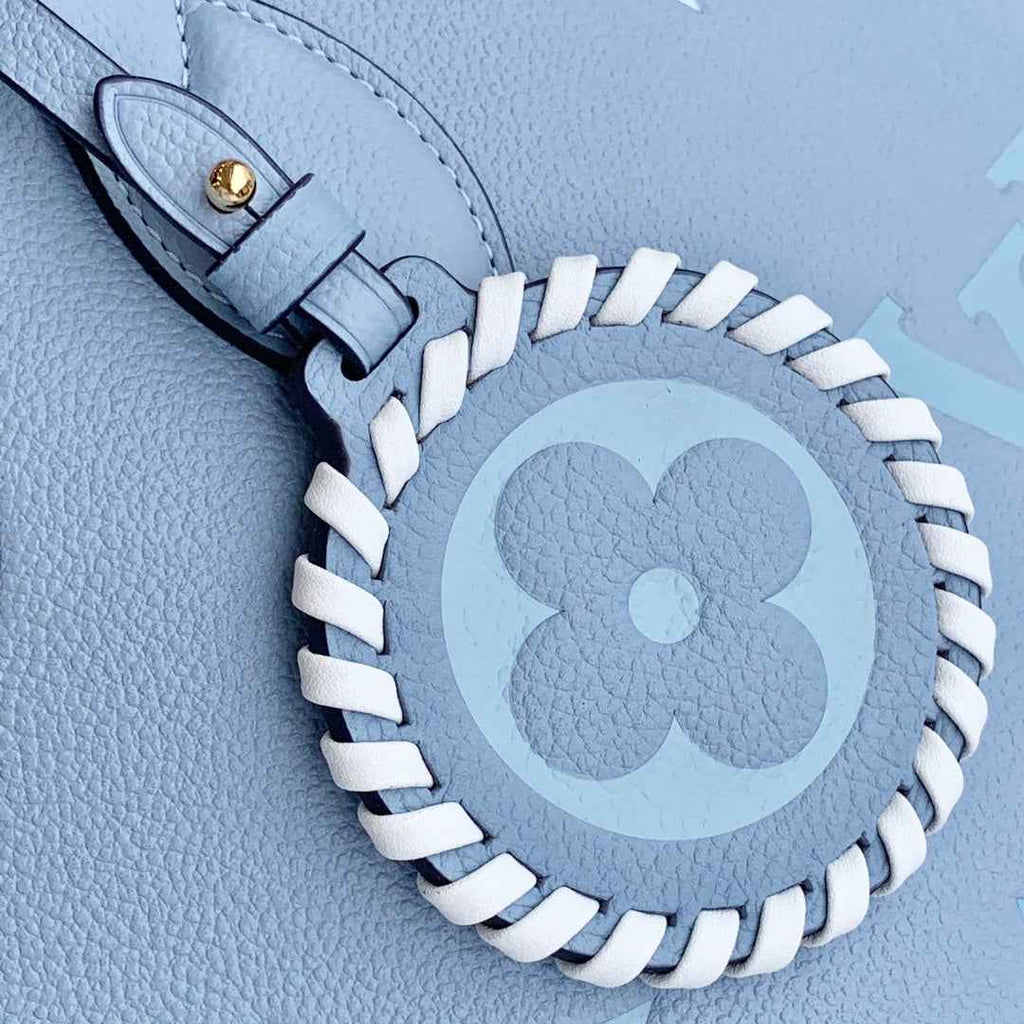 Louis Vuitton OnTheGo MM Bag M45717 Blue Leather - Default Title - View 4