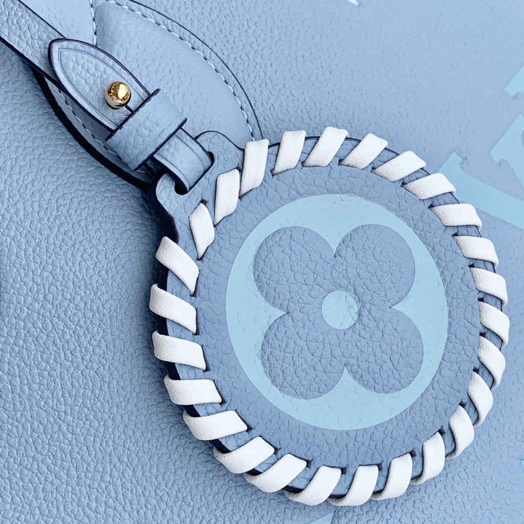 Louis Vuitton OnTheGo MM Bag M45717 Blue Leather - Default Title - View 4