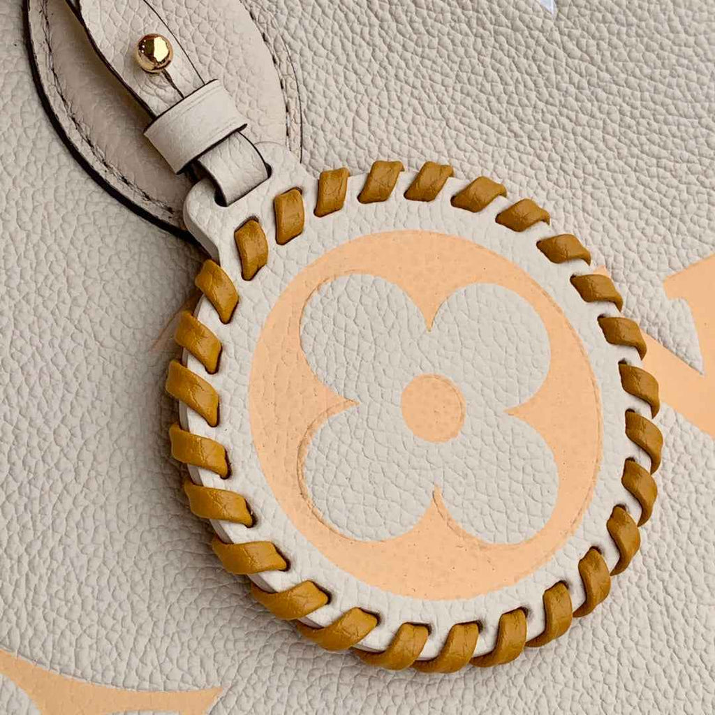 Louis Vuitton OnTheGo MM Bag M45718 Beige Yellow Leather - Default Title - View 5