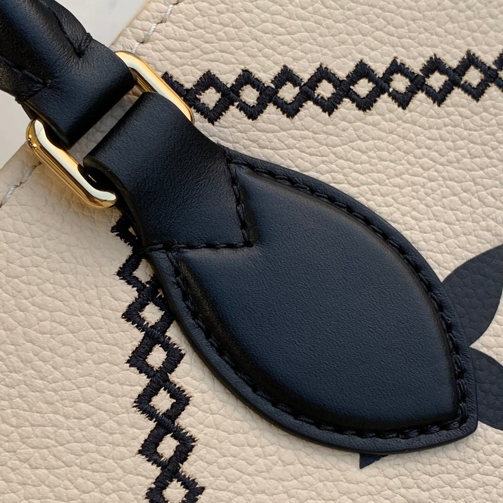 Louis Vuitton OnTheGo MM Bag M46016 Beige Leather - Default Title - View 4