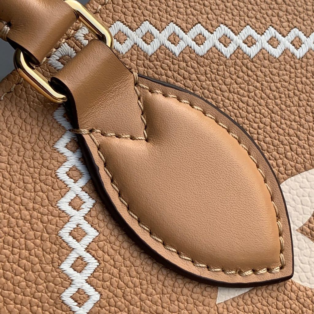 Louis Vuitton OnTheGo MM Bag M46015 Brown Leather - Default Title - View 5