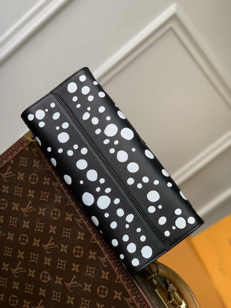 Louis Vuitton OnTheGo MM Bag M46389 Black white Leather - Default Title - View 4