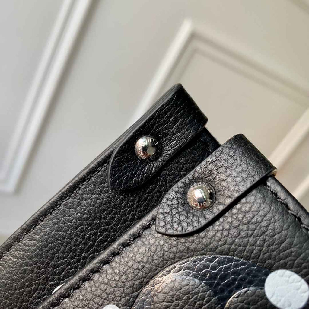 Louis Vuitton OnTheGo MM Bag M46389 Black white Leather - Default Title - View 5