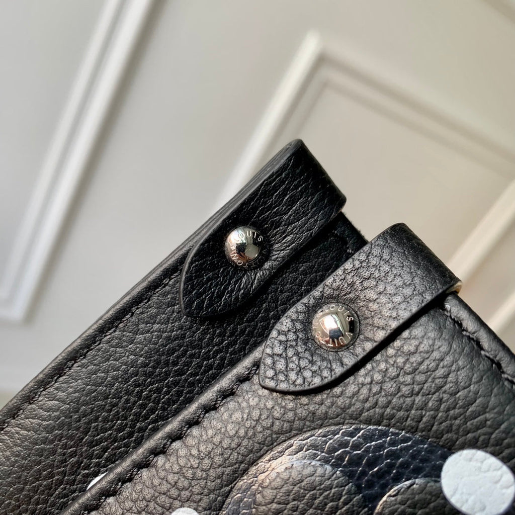 Louis Vuitton OnTheGo MM Bag M46389 Black white Leather - Default Title - View 5