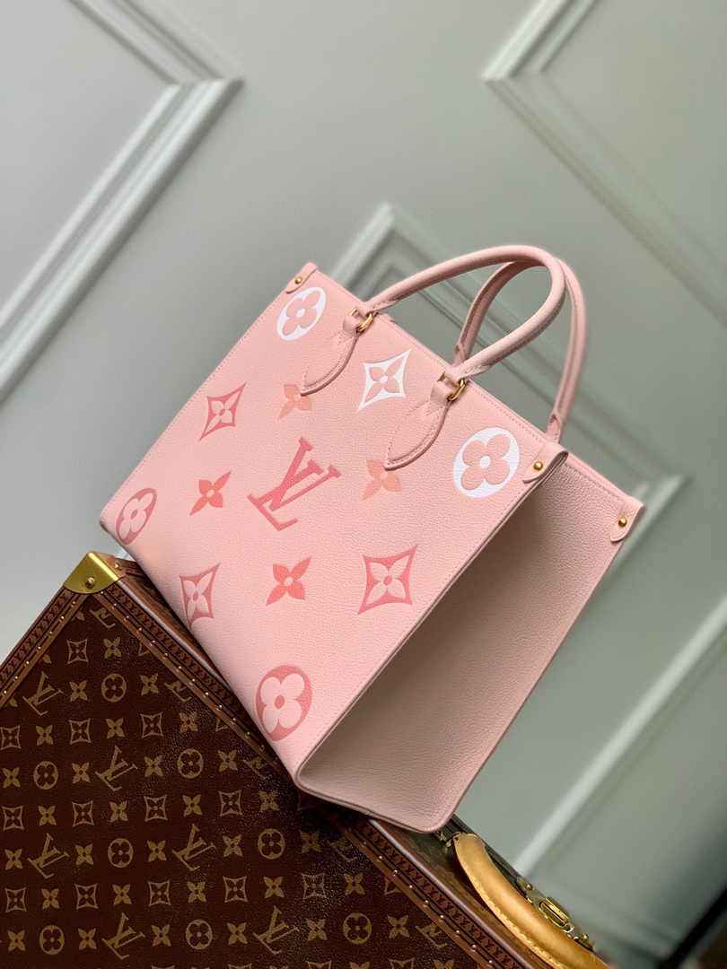 Louis Vuitton OnTheGo MM Bag M46542 Pink Leather - Default Title - View 2