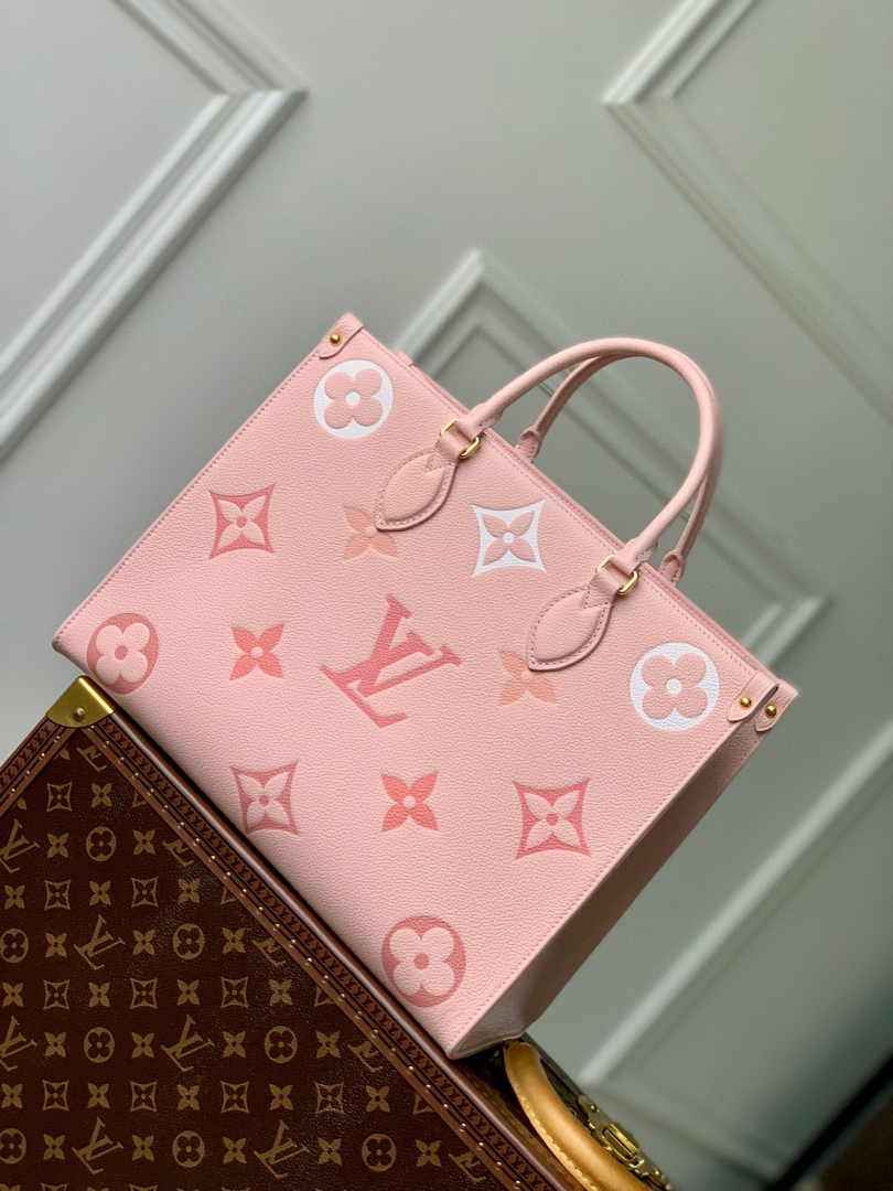 Louis Vuitton OnTheGo MM Bag M46542 Pink Leather - Default Title - View 3