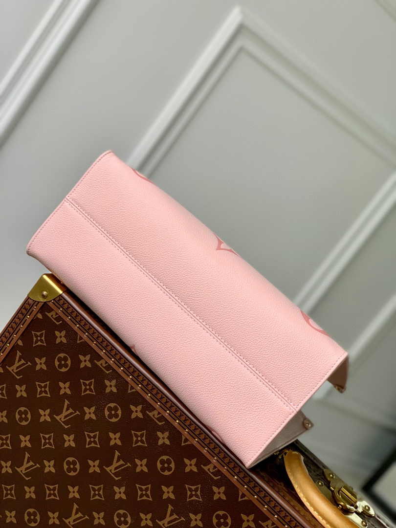 Louis Vuitton OnTheGo MM Bag M46542 Pink Leather - Default Title - View 4