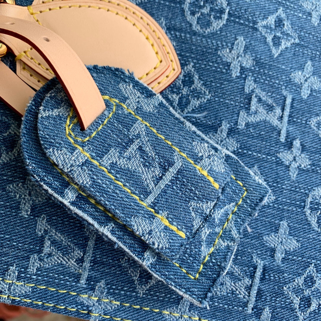 Louis Vuitton OnTheGo MM Bag M46871 Denim Blue - Default Title - View 5