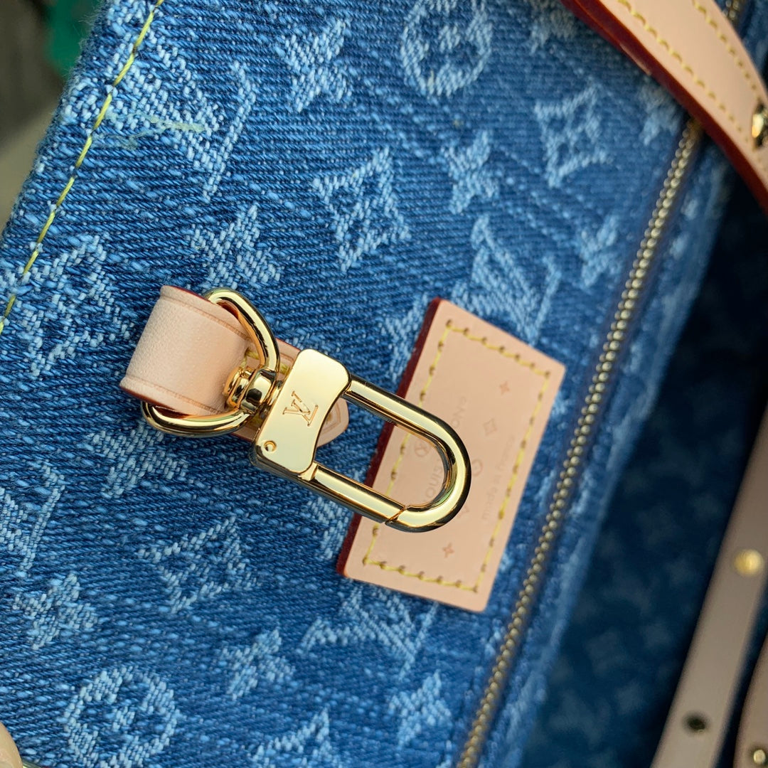 Louis Vuitton OnTheGo MM Bag M46871 Denim Blue - Default Title - View 8