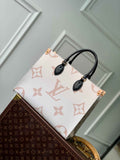 Louis Vuitton OnTheGo MM Bag M46912 Monogram Dune Canvas - Default Title - View 1