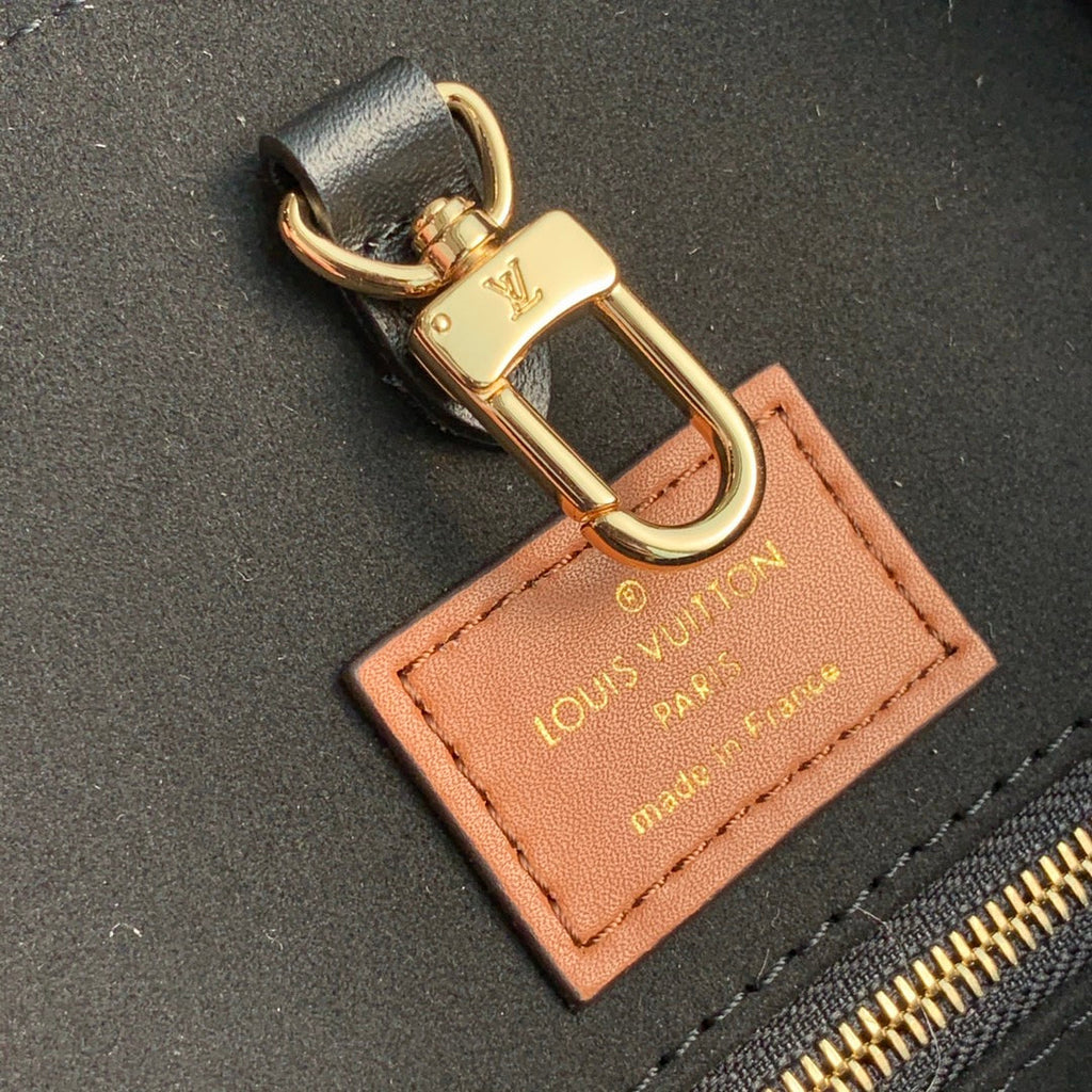 Louis Vuitton OnTheGo MM Bag M58522 Black Leather - Default Title - View 6