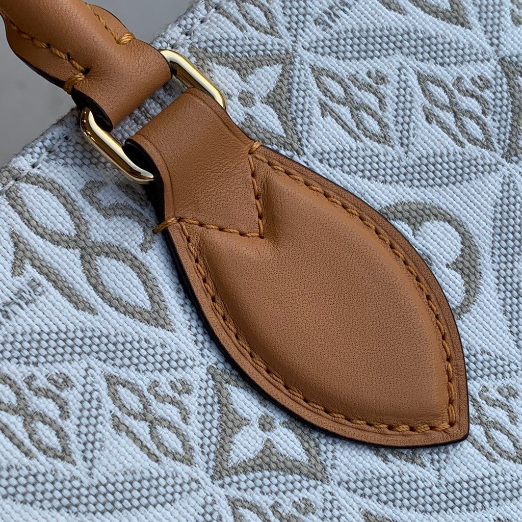 Louis Vuitton OnTheGo MM Bag M59614 Beige Leather - Default Title - View 4