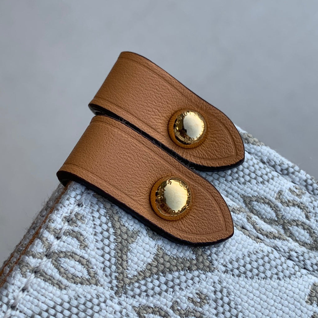 Louis Vuitton OnTheGo MM Bag M59614 Beige Leather - Default Title - View 5