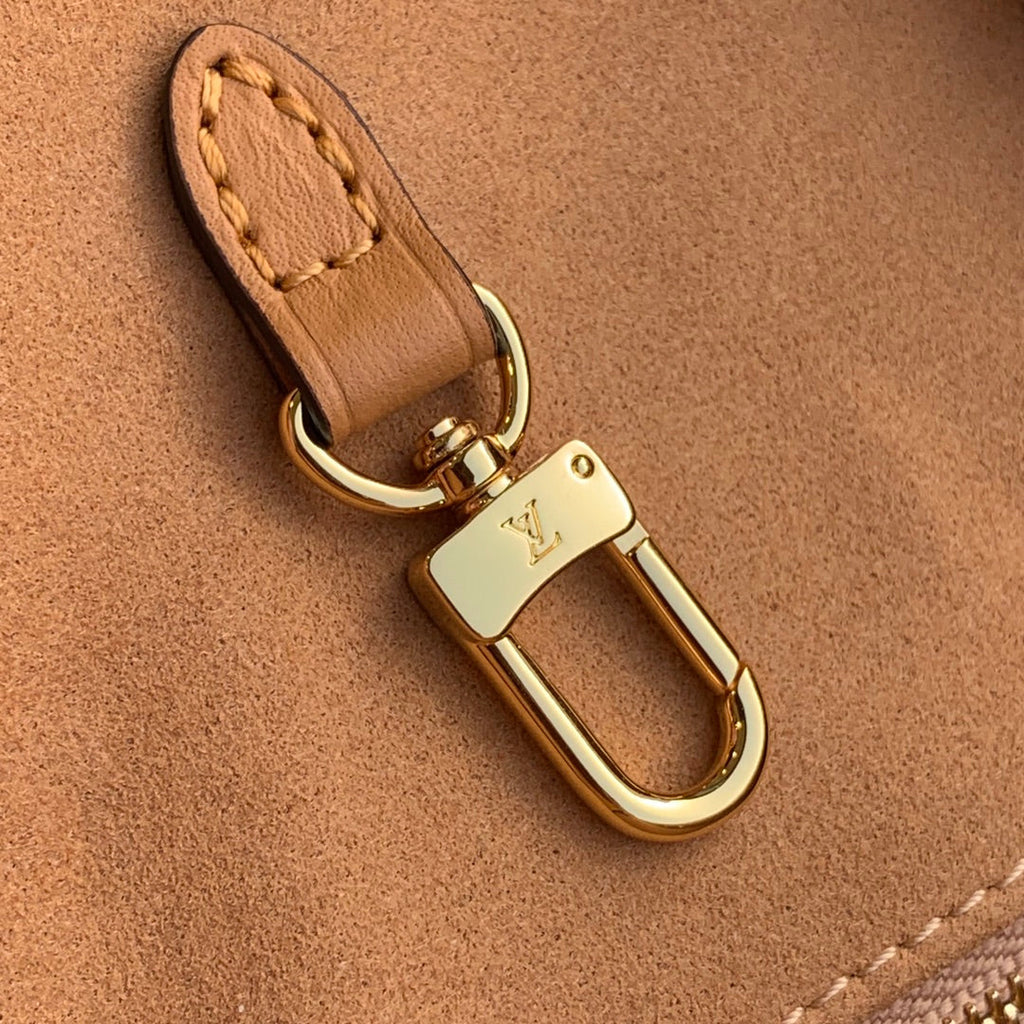 Louis Vuitton OnTheGo MM Bag M59614 Beige Leather - Default Title - View 6