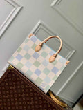 Louis Vuitton OnTheGo MM Bag N40518 Pistachio Damier canvas - Default Title - View 1