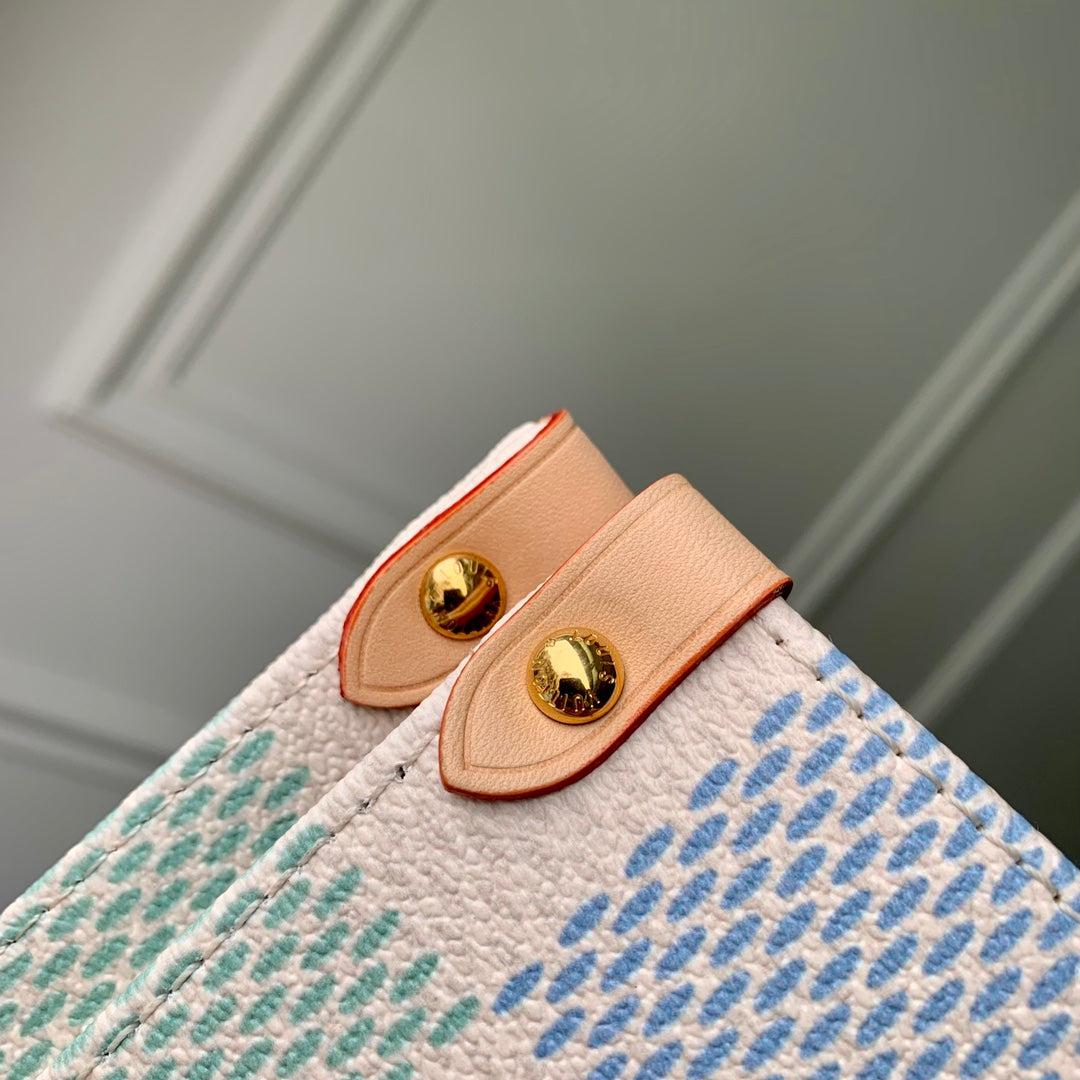 Louis Vuitton OnTheGo MM Bag N40518 Pistachio Damier canvas - Default Title - View 6