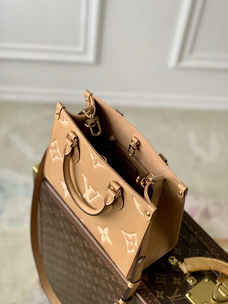 Louis Vuitton Onthego PM Bag M12513 Brown Leather - Default Title - View 7