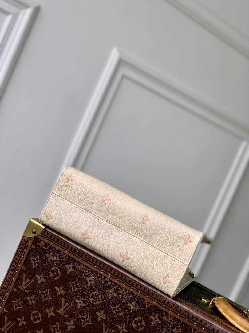 Louis Vuitton OnTheGo PM Bag M14403 Beige Leather - Default Title - View 4