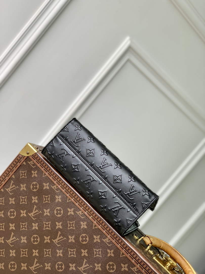 Louis Vuitton OnTheGo PM Bag M14576 Black Leather - Default Title - View 4