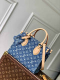 Louis Vuitton Onthego PM Bag M14633 Denim Blue - Default Title - View 1