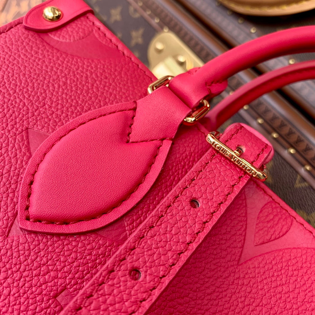 Louis Vuitton Onthego PM Bag M45660 Plum Leather - Default Title - View 4