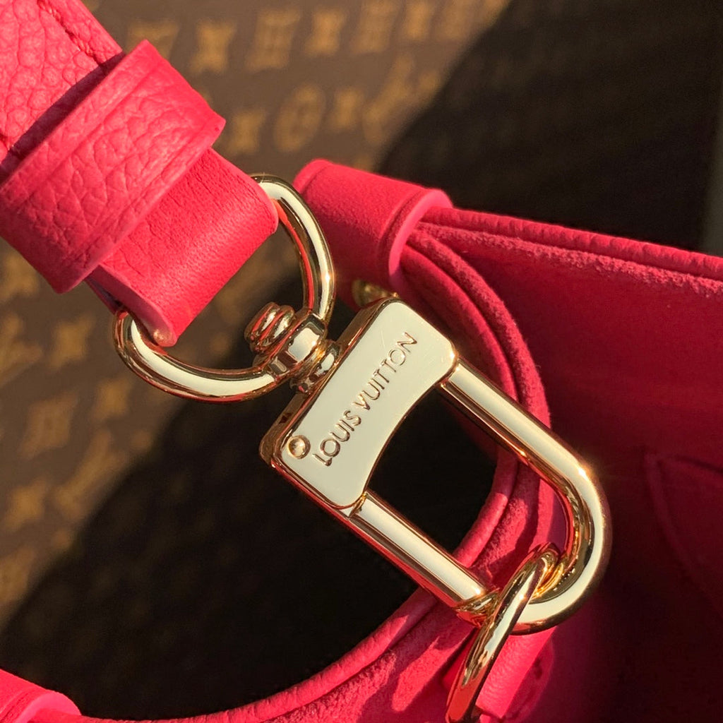 Louis Vuitton Onthego PM Bag M45660 Plum Leather - Default Title - View 9
