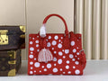 Louis Vuitton Onthego PM Bag M46412 Red white Leather - Default Title - View 1