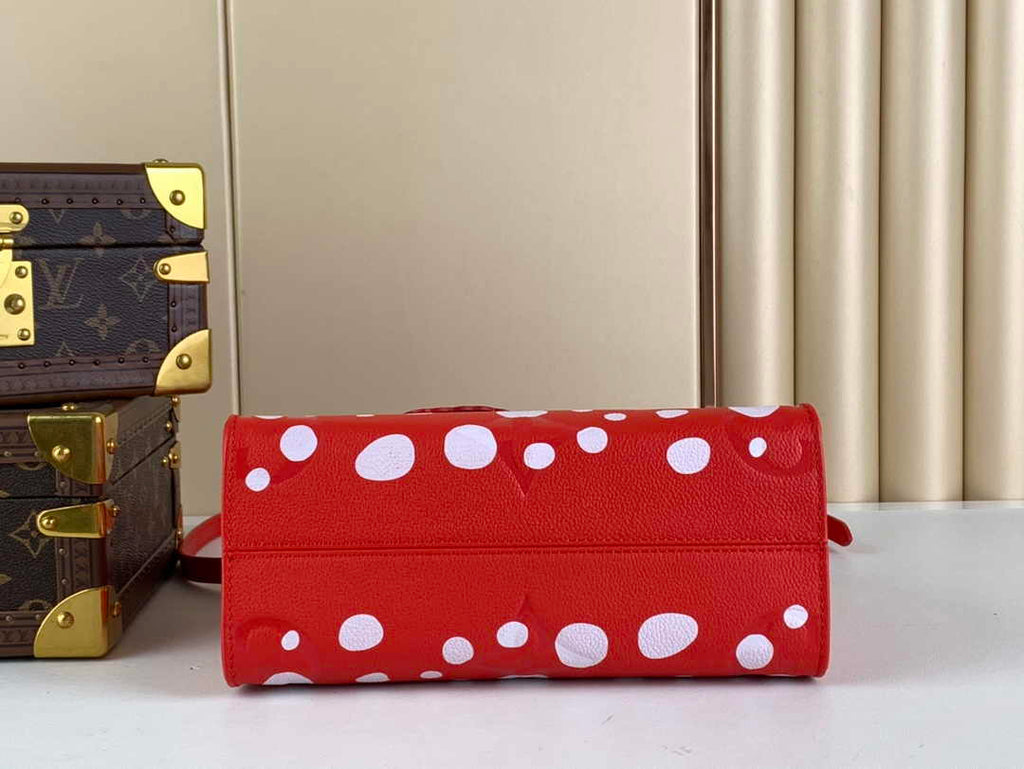Louis Vuitton Onthego PM Bag M46412 Red white Leather - Default Title - View 4