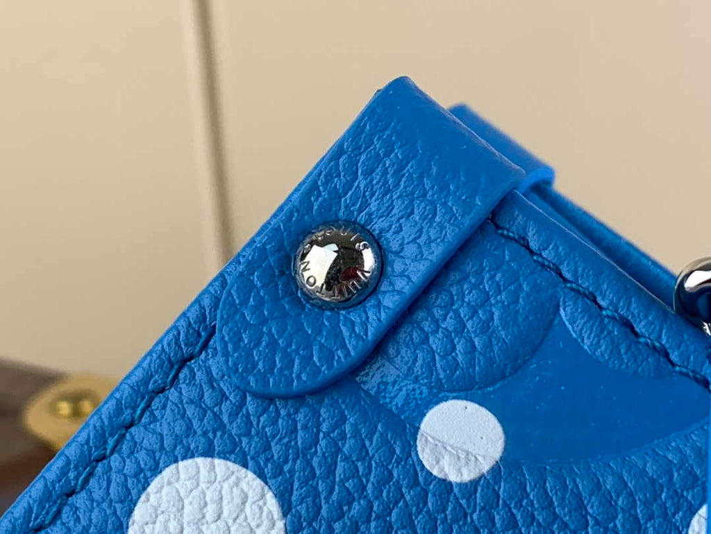 Louis Vuitton Onthego PM Bag M46424 Blue White Leather - Default Title - View 6