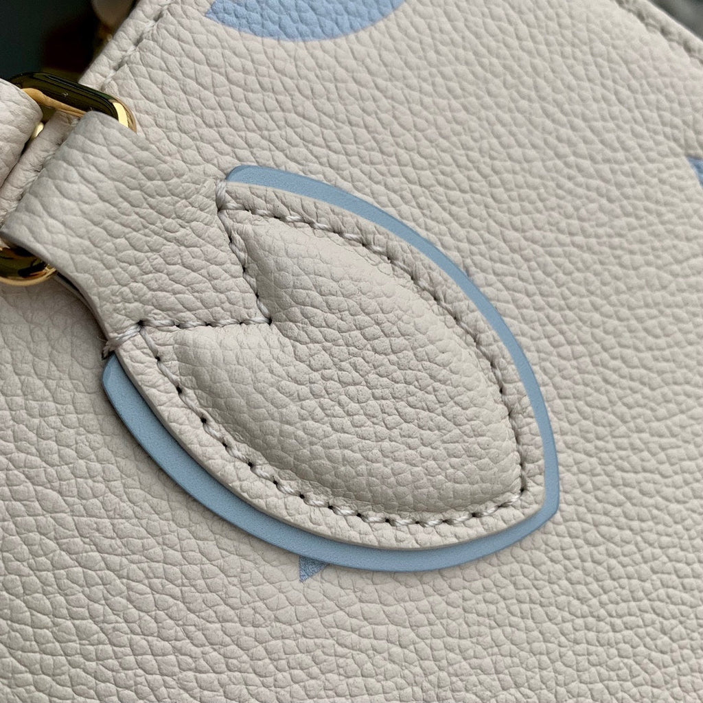 Louis Vuitton Onthego PM Bag M46513 Blue Leather - Default Title - View 5