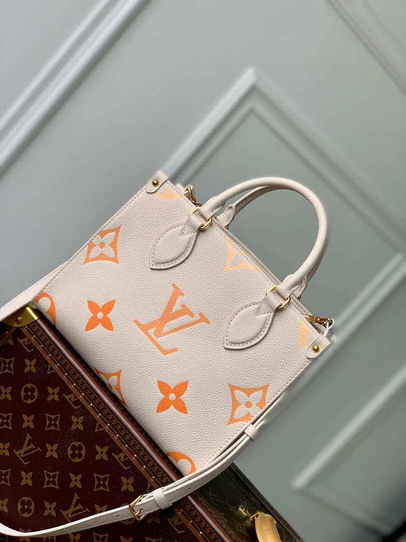 Louis Vuitton Onthego PM Bag M46513 Neutral Gradient Leather - Default Title - View 2