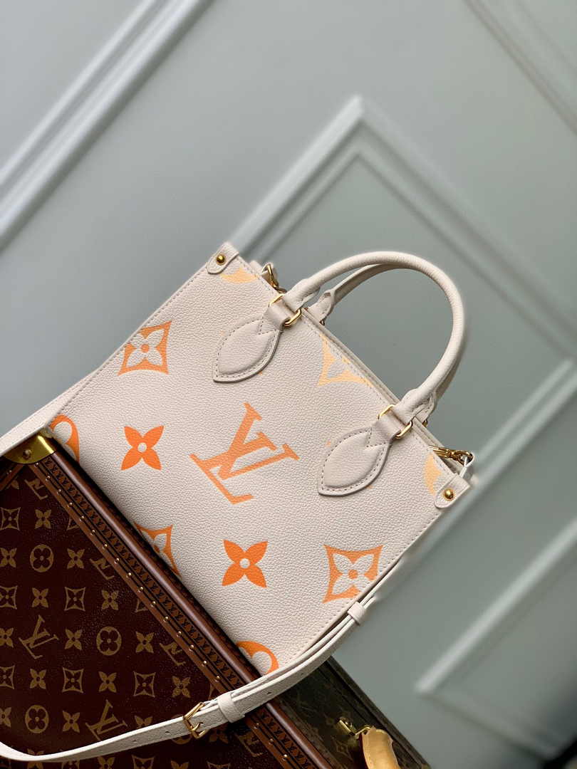 Louis Vuitton Onthego PM Bag M46513 Neutral Gradient Leather - Default Title - View 2