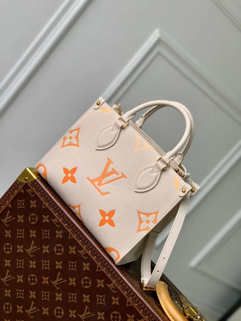 Louis Vuitton Onthego PM Bag M46513 Neutral Gradient Leather - Default Title - View 1