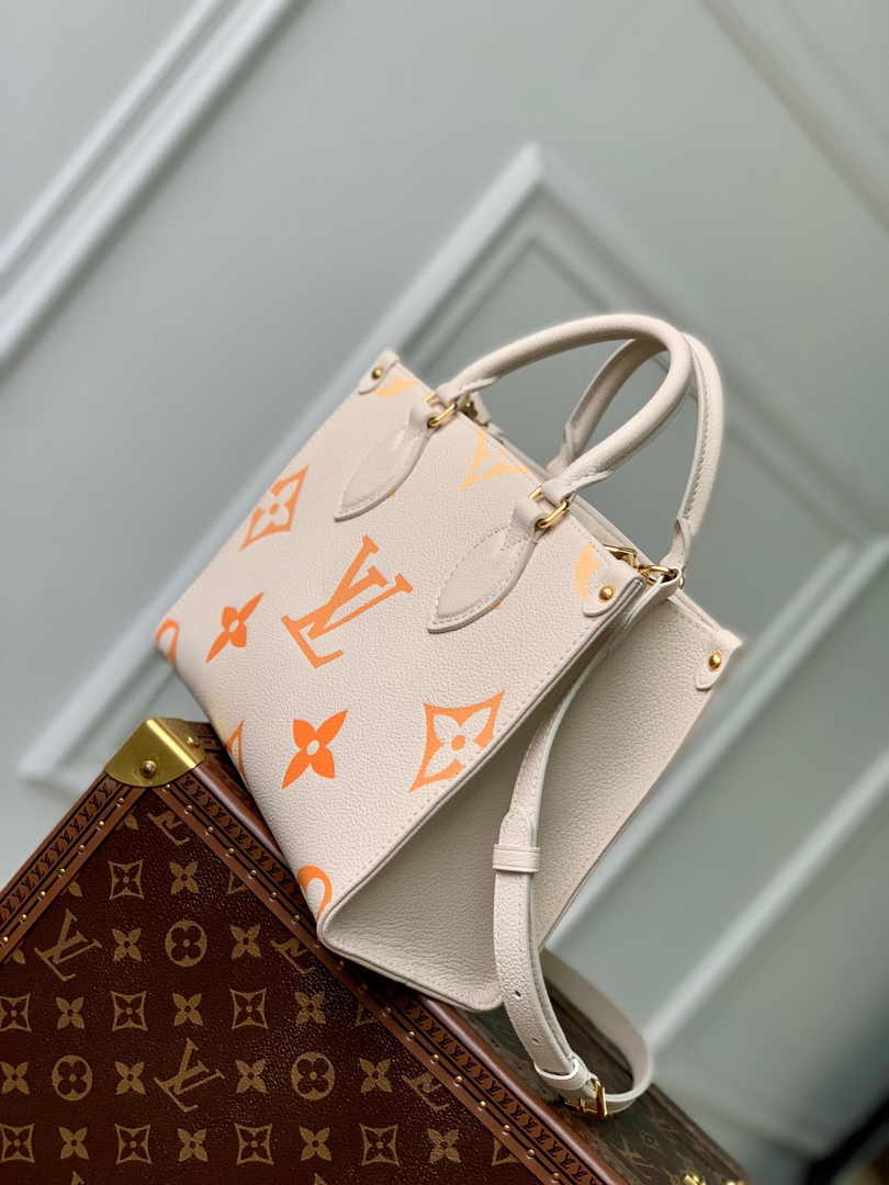 Louis Vuitton Onthego PM Bag M46513 Neutral Gradient Leather - Default Title - View 3