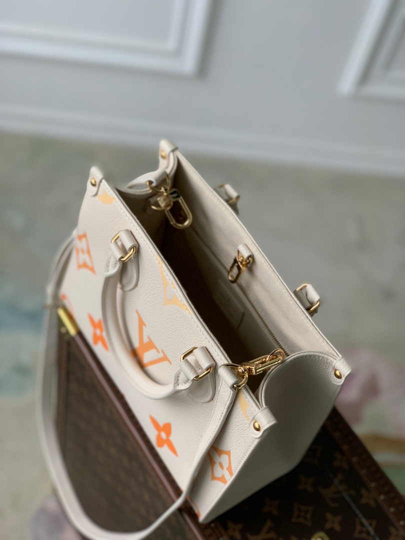 Louis Vuitton Onthego PM Bag M46513 Neutral Gradient Leather - Default Title - View 6
