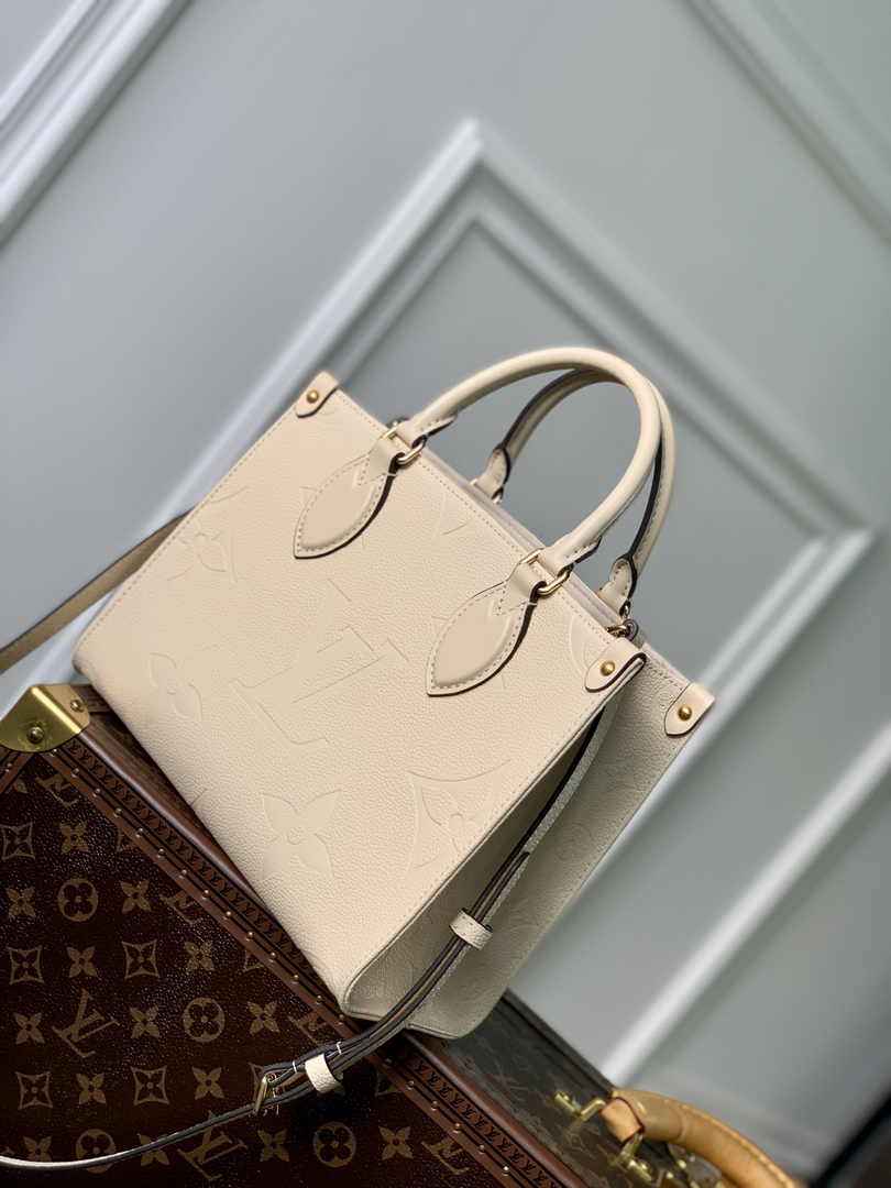 Louis Vuitton Onthego PM Bag M46569 Crème Beige - Default Title - View 2