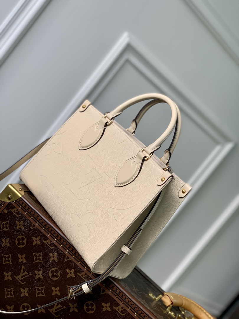 Louis Vuitton Onthego PM Bag M46569 Crème Beige - Default Title - View 2