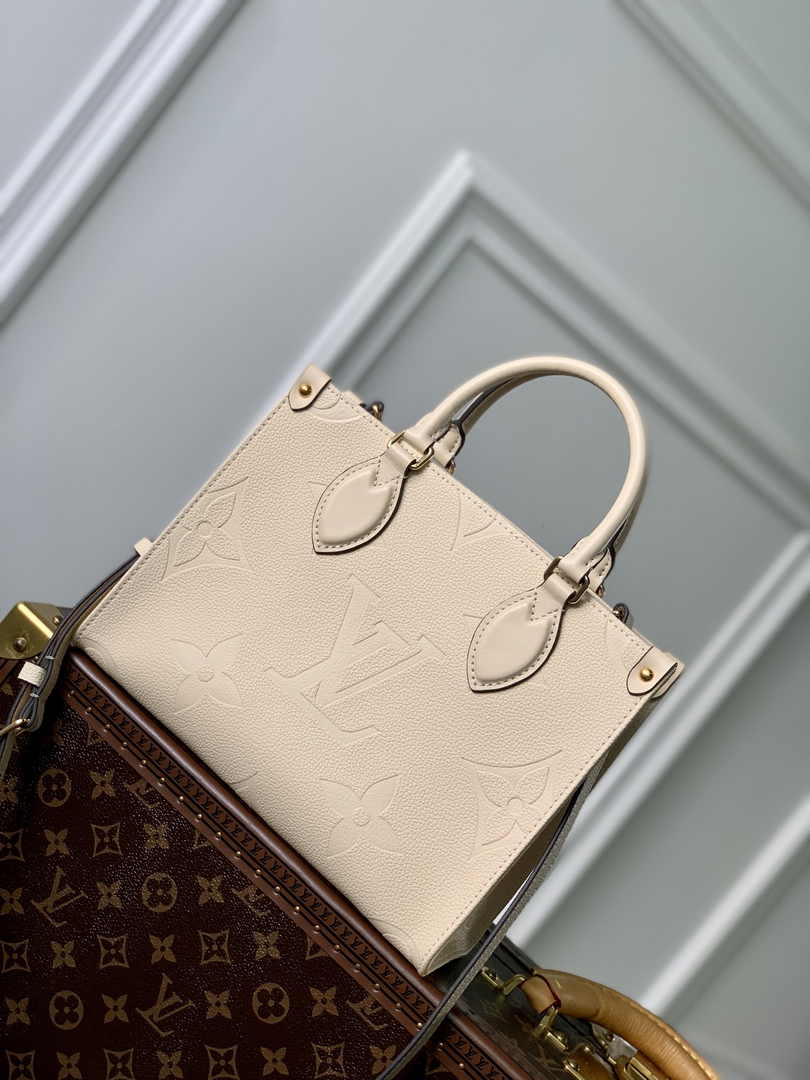 Louis Vuitton Onthego PM Bag M46569 Crème Beige - Default Title - View 3