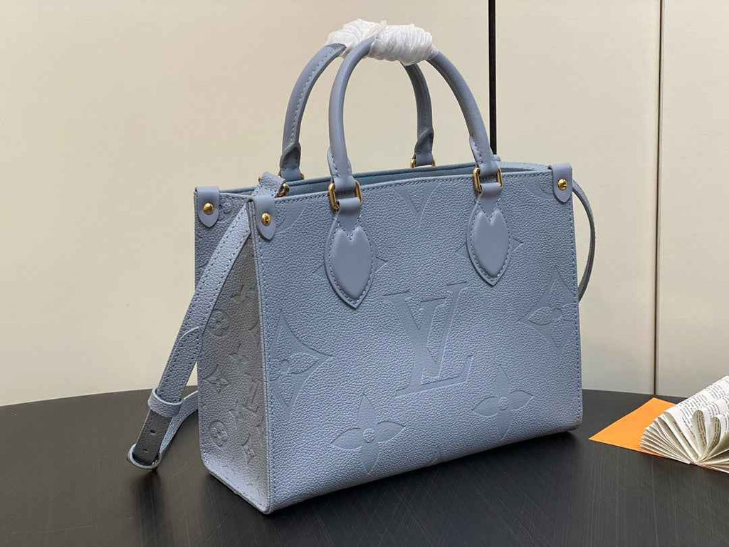 Louis Vuitton OnTheGo PM Bag M46840 Blue Hour Leather - Default Title - View 2