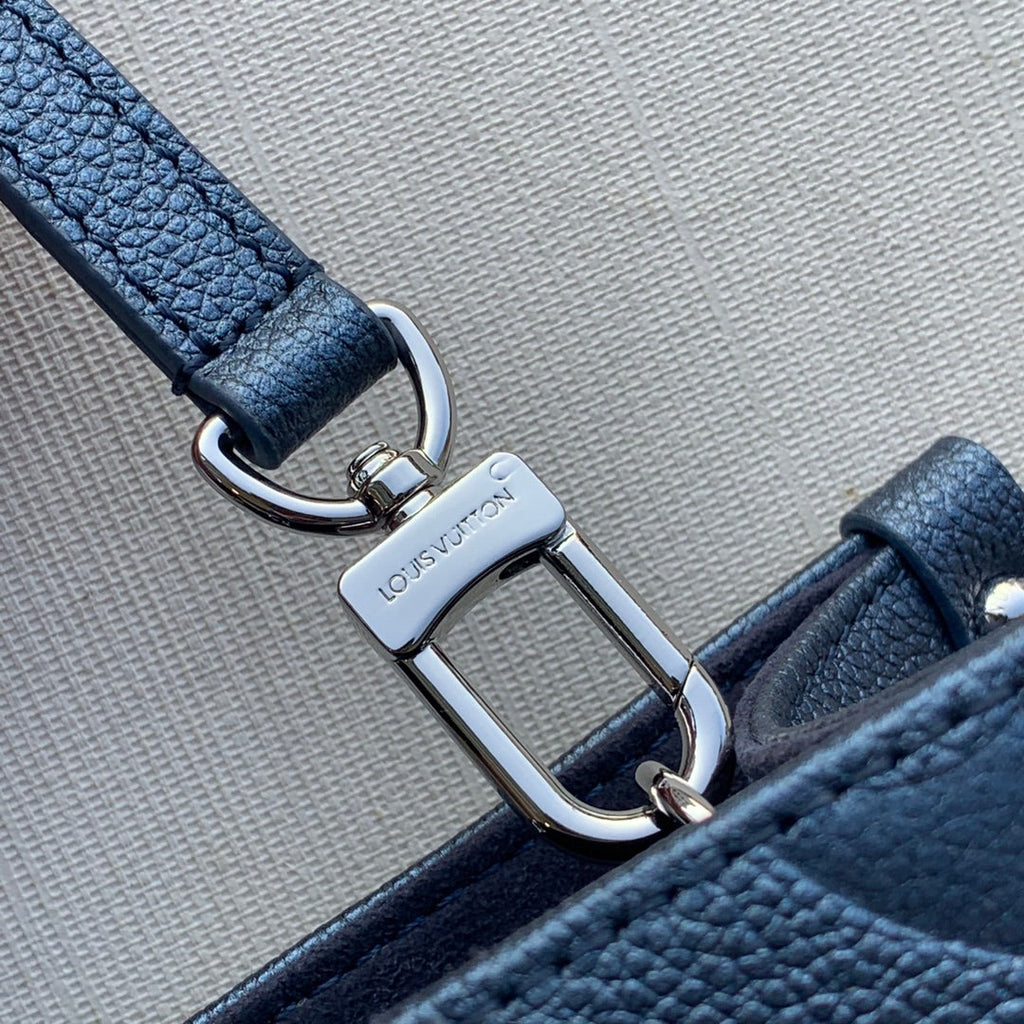 Louis Vuitton Onthego PM Bag M58956 Navy Blue Leather - Default Title - View 4