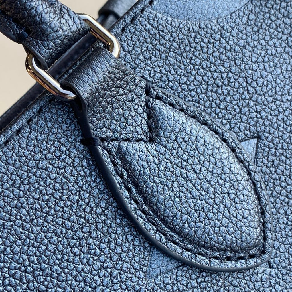 Louis Vuitton Onthego PM Bag M58956 Navy Blue Leather - Default Title - View 5