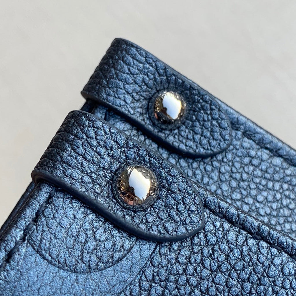 Louis Vuitton Onthego PM Bag M58956 Navy Blue Leather - Default Title - View 6