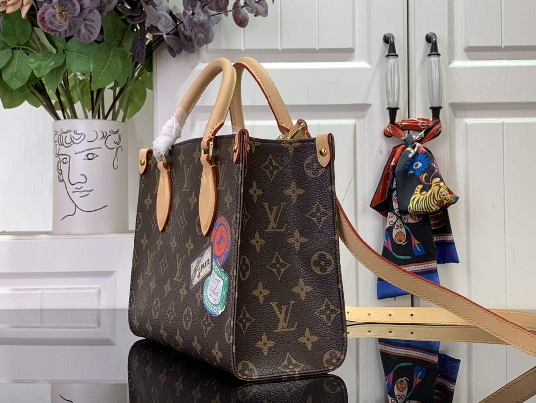 Louis Vuitton OnTheGo PM Bag P01900 Monogram canvas - Default Title - View 2