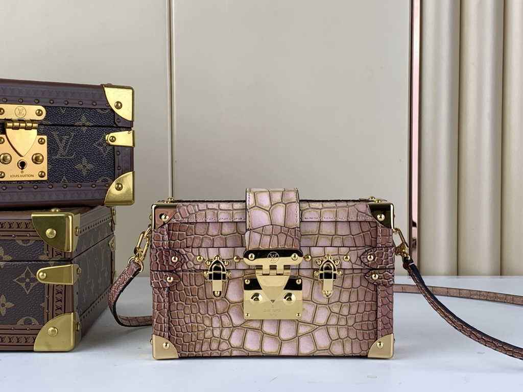 Louis Vuitton Petite Malle Bag N82327 Royal Garden