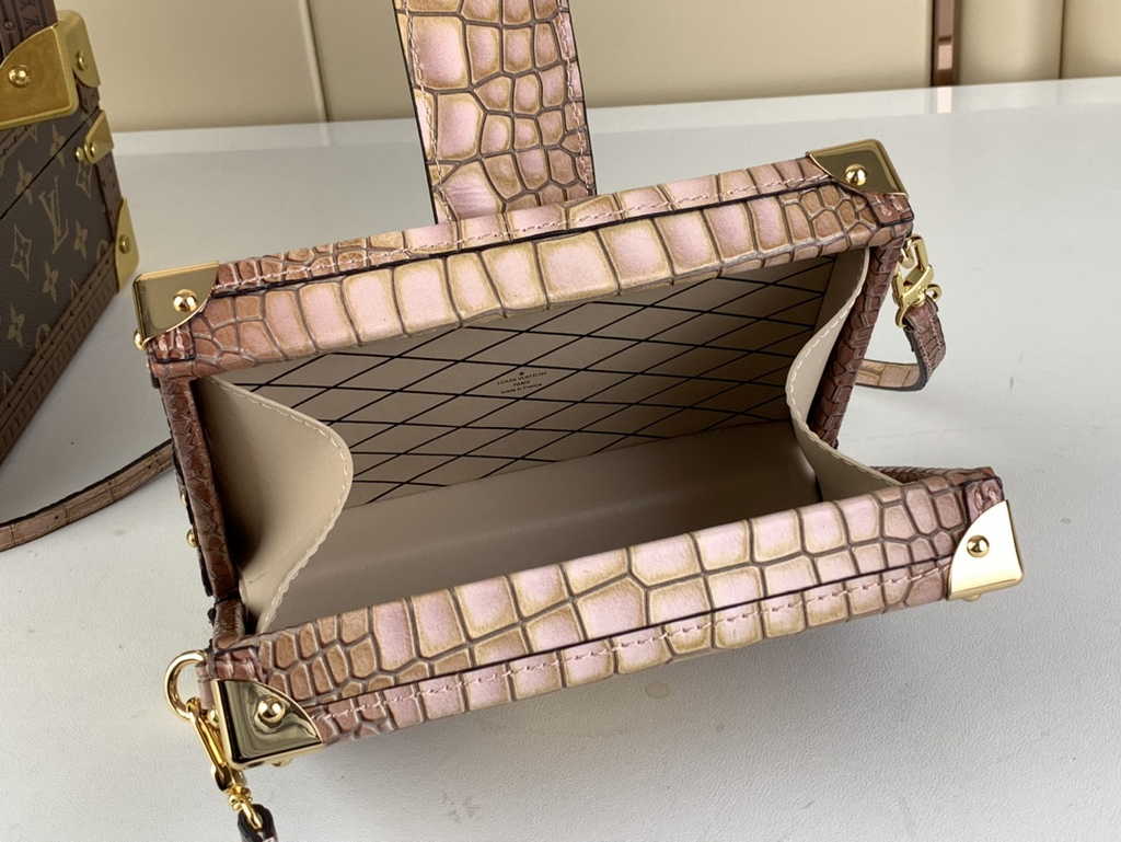 Louis Vuitton Petite Malle Bag N82327 Royal Garden