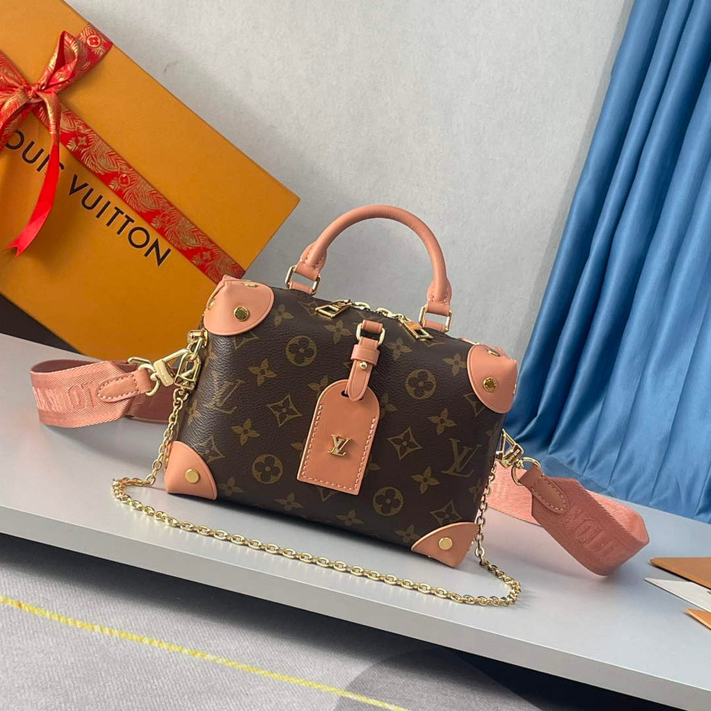 Louis Vuitton Petite Malle Souple M45531 Monogram Pink - Default Title - View 1