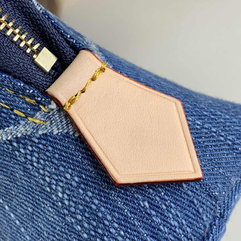 Louis Vuitton Pochette Cosmétique PM Bag M24316 Blue Denim - Default Title - View 7